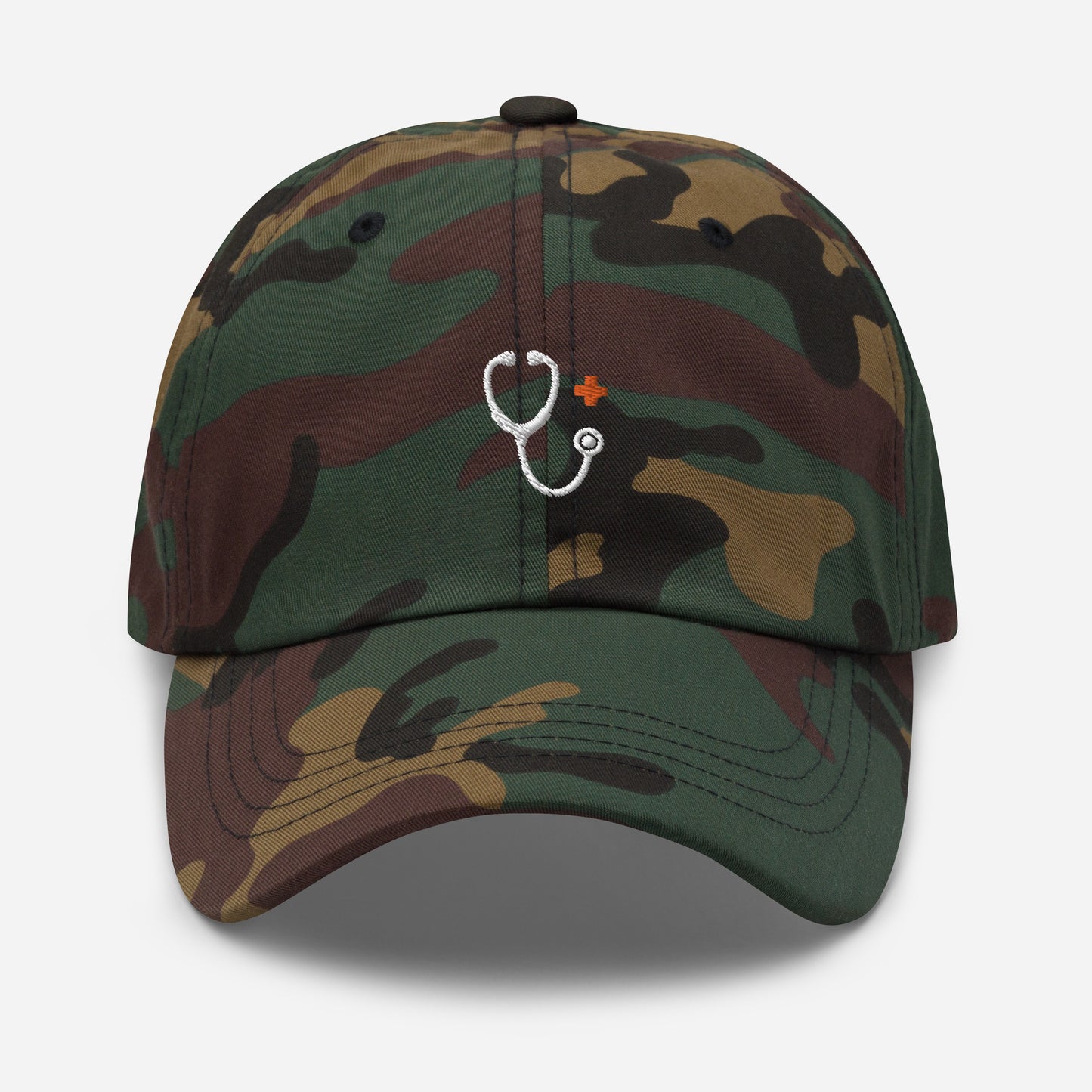 Stethoscope Hat (White Embroidery)