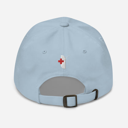 Stethoscope Hat (White Embroidery)