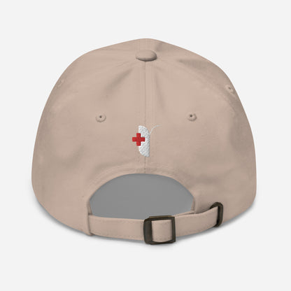 Stethoscope Hat (White Embroidery)