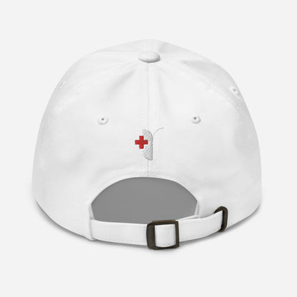 Stethoscope Hat (White Embroidery)